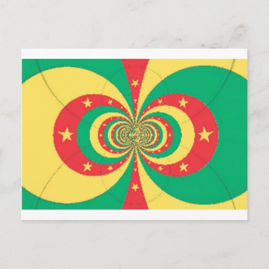 De geest van Kameroen: ontembare leeuwen Briefkaart (Voorkant)