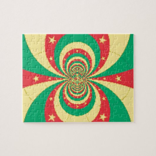 De geest van Kameroen: ontembare leeuwen Legpuzzel (Horizontaal)