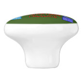 De Geest van Kerstcadeaus Grappig Keramische Knop (Zijkant)
