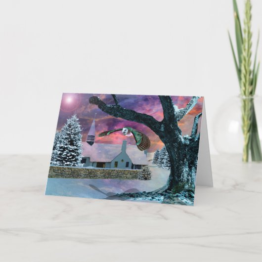 De geest van Kerstmis Feestdagen Kaart (Voorkant)