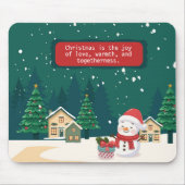 De Geest van Kerstmis omarmen Muismat (Voorkant)