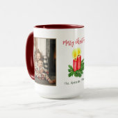 De geest van Kerstmis Vrolijk Kerstmis 2 Foto Mok (Voorkant links)