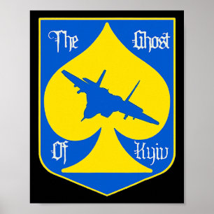 De Geest Van Kiev Kiev Oekraïne Aas Piloot Poster