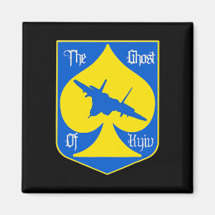 De Geest Van Kiev Kiev Oekraine Ace Gevechtspiloot Magneet