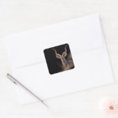 De geest van Kudu Vierkante Sticker (Envelop)