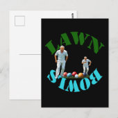 De Geest van Lawn Bowls: Bowlers en Bowls Briefkaart (Voorkant / Achterkant)
