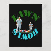 De Geest van Lawn Bowls: Bowlers en Bowls Briefkaart (Voorkant)