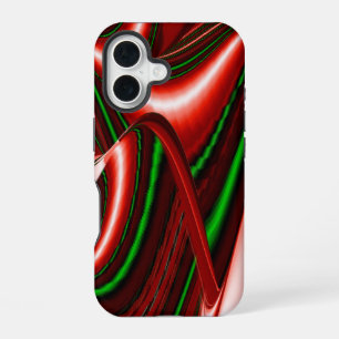 De geest van liefde en hoop Abstracte 3D Regenboog iPhone 16 Hoesje