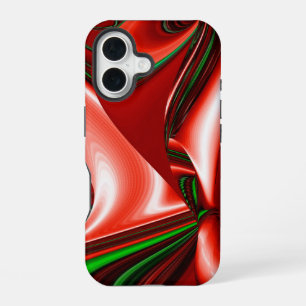 De geest van liefde en hoop Abstracte 3D Regenboog iPhone 16 Hoesje