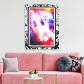 De geest van muziek canvas afdruk (Insitu (Woonkamer))