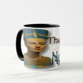 De geest van Nefertiti Mok (Voorkant links)