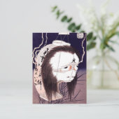 De geest van Oiwa door Katsushika Hokusai Briefkaart (Staand voorkant)