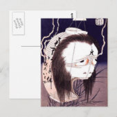 De geest van Oiwa door Katsushika Hokusai Briefkaart (Voorkant / Achterkant)