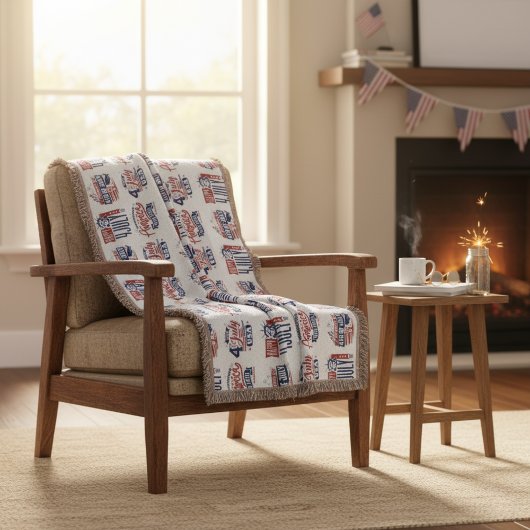 De geest van onafhankelijkheid op 4 juli deken