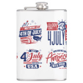 De geest van onafhankelijkheid op 4 juli heupfles (Voorkant)