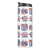 De geest van onafhankelijkheid op 4 juli thermosbeker (Geroteerd rechts)