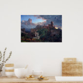 De geest van oorlog door Jasper Francis Cropsey Poster (Keuken)