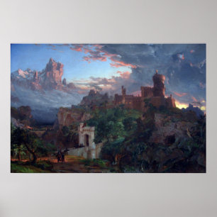 De geest van oorlog door Jasper Francis Cropsey Poster