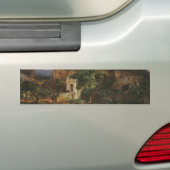 De Geest van Oorlog (Slag bij een middeleeuws kast Bumpersticker (Op auto)
