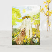 De Geest van Ostara Kaart (Gele Bloem)