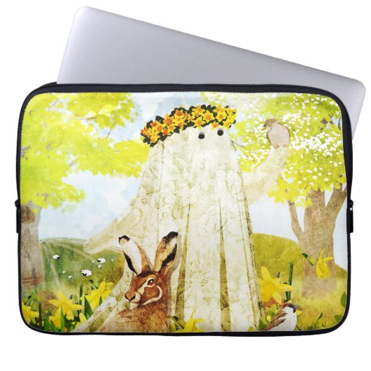 De Geest van Ostara Laptop Sleeve (Voorkant)