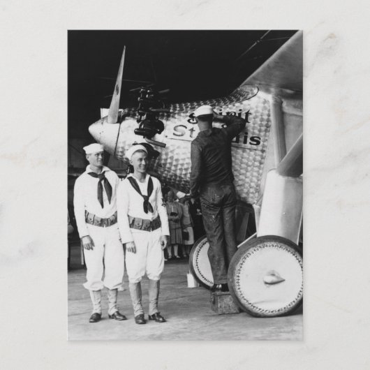 De geest van St. Louis aanraken: 1927 Briefkaart (Voorkant)