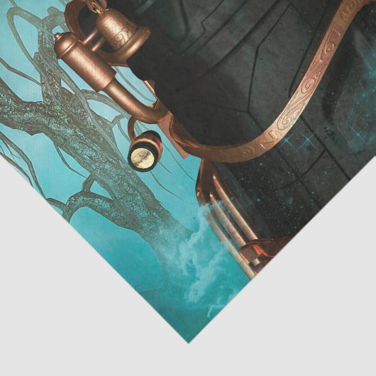 De geest van steampunk tissuepapier (Detail)