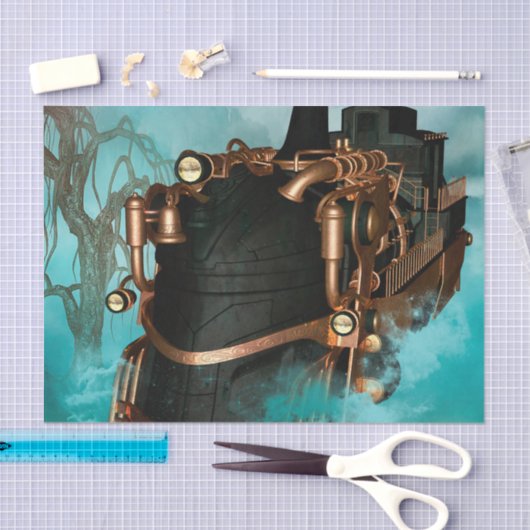 De geest van steampunk tissuepapier (Craft)