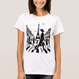 De geest van stijl en vrijheid t-shirt