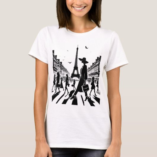 De geest van stijl en vrijheid t-shirt (Voorkant)