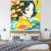 De Geest van Vietnam Canvas Afdruk (Insitu (Slaapkamer))