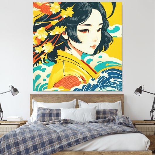 De Geest van Vietnam Canvas Afdruk (Insitu (Slaapkamer))