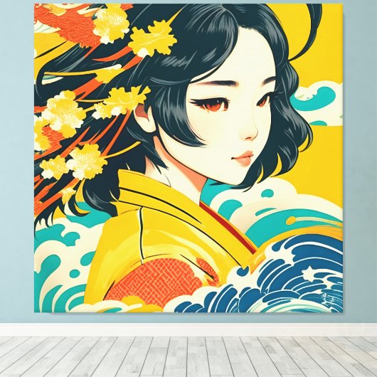 De Geest van Vietnam Canvas Afdruk (Insitu (Houten vloer))