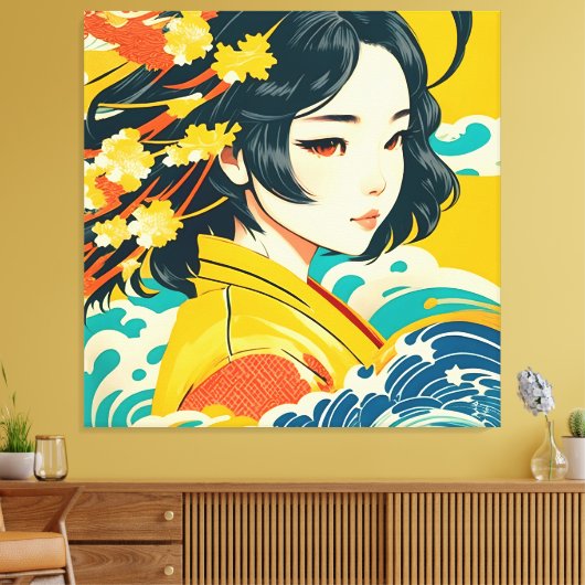 De Geest van Vietnam Canvas Afdruk (Insitu (Woonkamer))