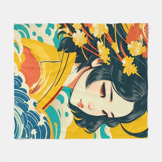 De Geest van Vietnam Fleece Deken (Voorkant (Horizontaal))