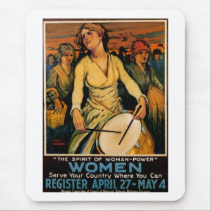 De geest van vrouwenkracht muismat