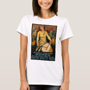 De geest van vrouwenkracht t-shirt