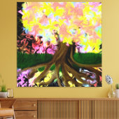 De Geestboom Canvas Afdruk (Insitu (Woonkamer))