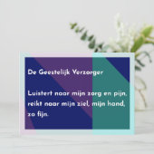 De Geestelijk Verzorger Bedankkaart (Staand voorkant)