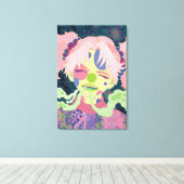 De geesten in mij canvas afdruk (Insitu (Houten vloer))