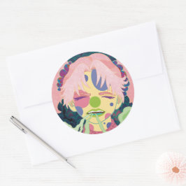 De geesten in mij ronde sticker