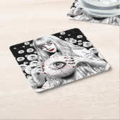 De geesten van de doden kartonnen onderzetters (Schuin)