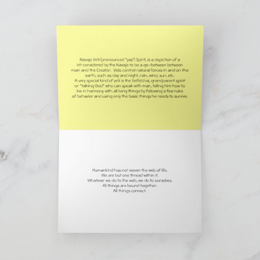 De Geesten van Ye'ii Kaart (Binnen)