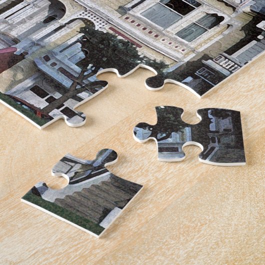 De gefinteerde dames San Francisco Legpuzzel (Zijkant)