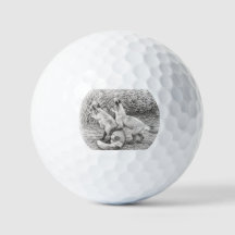 De Gefluisterde Done Vos Sketch Golfbal