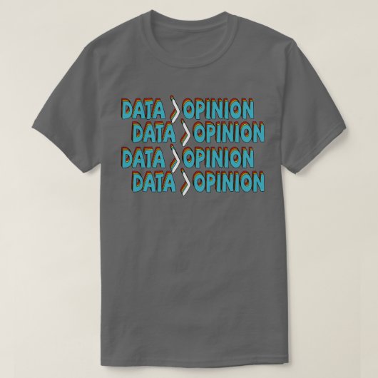De gegevens zijn groter dan de statistische gegeve t-shirt (Design voorkant)