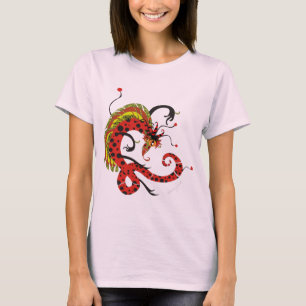 De gegoten dansdraak t-shirt