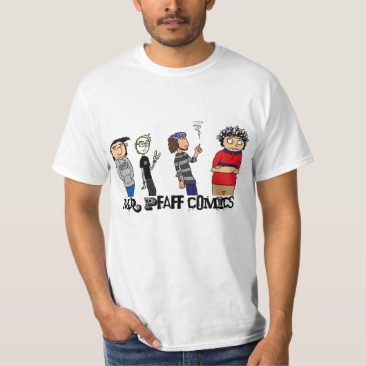 De gegoten van de nieuwe FAFF-strips T-shirt (Voorkant)