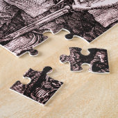 De gegraveerde Passiereeks: Het dragen van het Kru Legpuzzel (Zijkant)