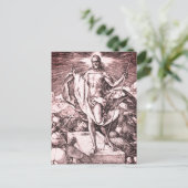 De gegraveerde Passiereeks: Verrijking (nr. 15) Briefkaart (Staand voorkant)